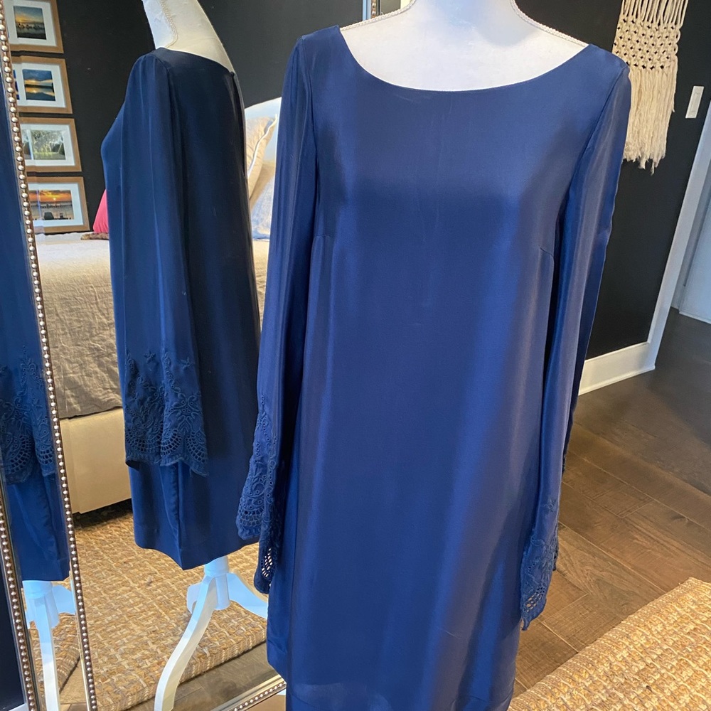 Sundance Blue Silk Tunic dress